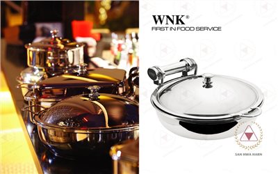 WNK 不銹鋼圓型鋼蓋液壓式自助保溫餐爐CD-193-PM