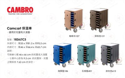 CAMBRO美製保溫車1826LTC3